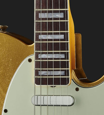 Fender 63 Tele Aztec Gold Bound Relic